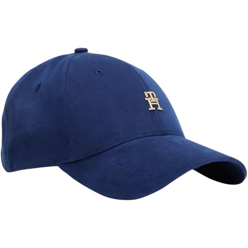Beperkte aanbieding: Tommy Hilfiger Dames Elevated Chic Cap AW0AW17631, Blauw, One Size, Blauw (Preppy Navy), One size van 32.83 EUR naar 32.83 EUR (besparing 0%)