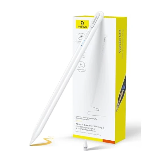 Tijdelijke aanbieding: Baseus pen, 1:1, origineel, compatibel met iPad 2018-2025, draadloos koppelen, 32 aanpasbare toetsfuncties, 17 uur batterijduur, potlood voor iPad 6/7/8/9/10, Pro 11"/12.9"/13", Air 3/4/5/6, Mini 5/6 van 29.99 € naar 29.99 € (0.00% 