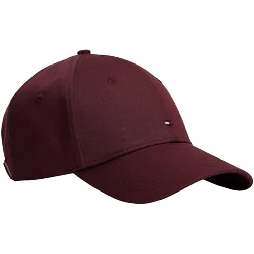 Tijdelijke aanbieding: Tommy Hilfiger Heren TH Flag '85 Soft 6 Panel Cap AM0AM12531, rood, één maat, Rood (Diep Bourgondië), One size van 39.90 EUR naar 31.38 EUR (korting 21%)
