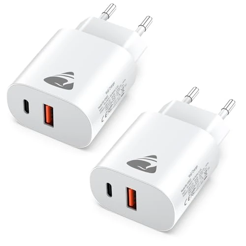 Ładowarka iPhone, 20 W szybkie ładowanie Gniazdo zasilania USB C wielokrotne ładowanie wtyczki ładowarka USB C ładowarka do iPhone 16 15 14 13 12 11 Pro Max Samsung S24 S23 S22 iPad Telefon komórkowy