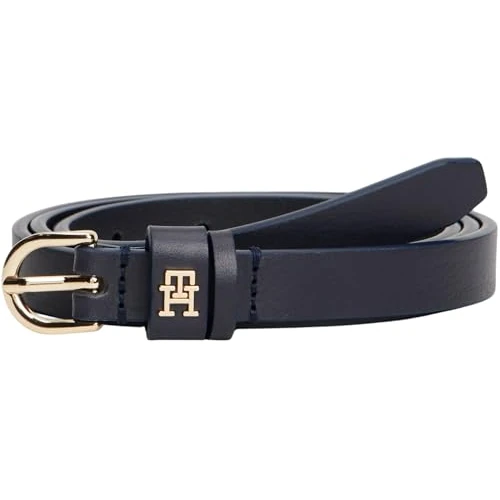 Limited-time offer: Tommy Hilfiger Women’s 1.5 cm Essential Effortless Leather Belt, Blue (Space Blue), 39.4 inches from 40.00 GBP to 26.28 GBP (save 34%)