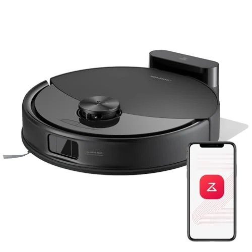 roborock Q10 S5 Robot Vacuum Cleaner, 10000 Pa Suction, Double Anti-Tangle, VibraRise 2.0 System, 8 mm Mop Lift, PreciSense LiDAR Navigation, Obstacle Avoidance, APP