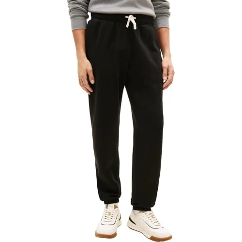 Tommy Hilfiger Jogging Homme Essential Fleece avec Cordon de Serrage, Noir (Black), M