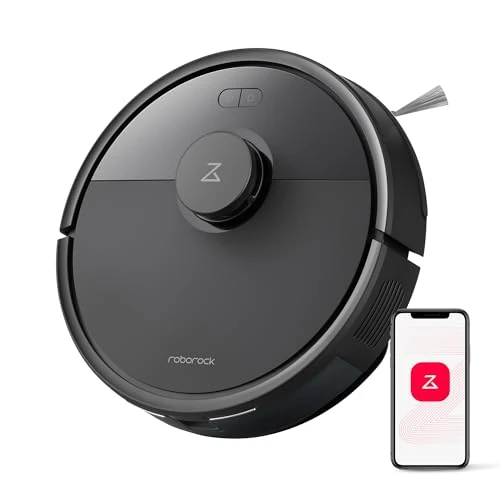 roborock Q5 Pro Robot Vacuum Cleaner with Mop, 5500Pa Suction, DuoRoller Brush, PreciSense LiDAR Navigation, 240-Minute Runtime (Q7 L5 Black)
