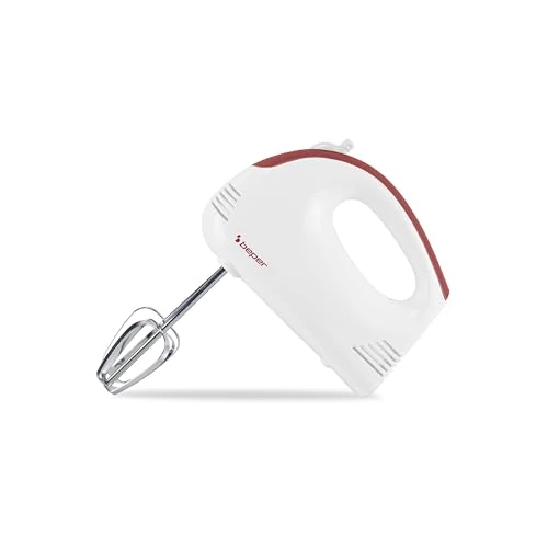 BEPER P102SBA110 trzepaczka elektryczna 200 W, 5 prędkości, trzepaczka ze stali nierdzewnej, zdejmowana i łatwa do czyszczenia