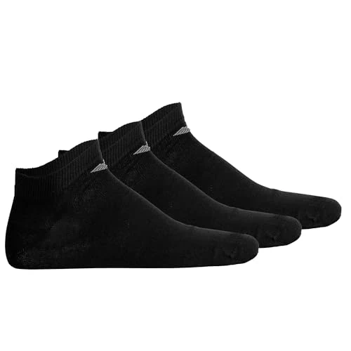 Offerta a tempo: Emporio Armani CALZINI UOMO CASUAL COTONE 3 PACCHETTI SNEAKER NERO S/M, Nero/Nero/Nero, S-M - 44% da 24.00 € a 13.54 €
