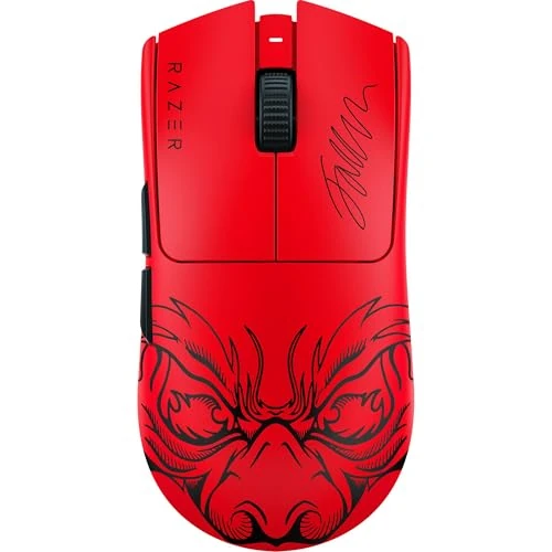 Razer Viper V3 Pro Faker Edition - Ultraleichte kabellose Esports Gaming-Maus - 8k-Abrufrate (54g leichtes Design, Focus Pro Sensor 35K DPI, HyperSpeed Wireless, 95 Stunden Akkulaufzeit) Faker