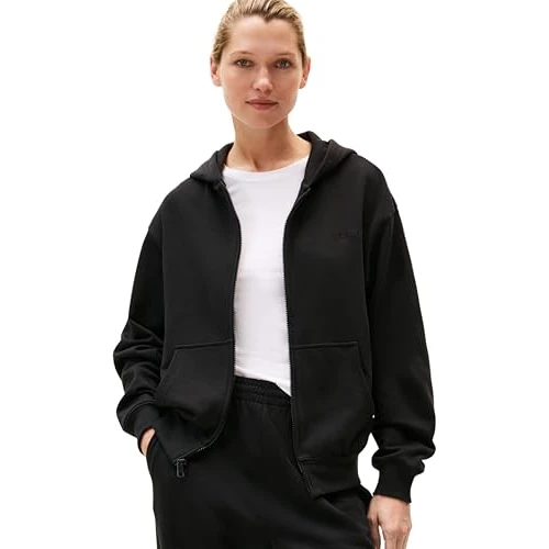 Oferta limitada: Tommy Hilfiger Sudadera con Cremallera Mujer Full Zip con Capucha, Negro (Black), M de 79.90 € a 79.90 € (ahorro 0.00%)