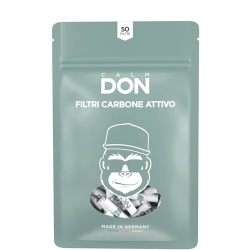 CALM DON® Filtres à charbon actif de noix de coco ø6mm [50 filtres]