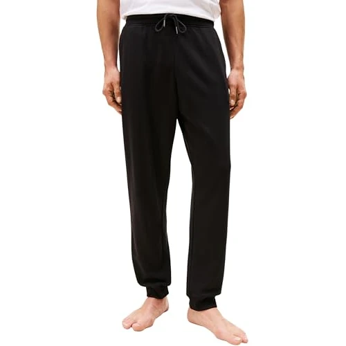 Offerta a tempo: Tommy Hilfiger Uomo Pantaloni da Jogging Track Pant con Coulisse, Nero (Black), M - 30% da 69.90 € a 48.93 €