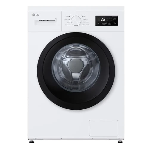 LG F4NA1009NWK Lavadora 9kg Carga Frontal Serie A1 Clase A 1400 revoluciones Programa Higiene con Vapor Parte Superior Extraíble Instalación Libre Diseño Minimalista Blanco