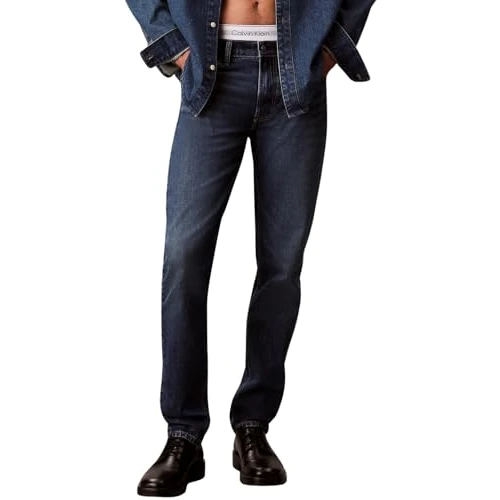Offerta a tempo: Calvin Klein Slim Taper Jean Lv04Rb758G Jeans, Blue (Sahara Sand), W32 / L30 Adulto - 0.00% da 37.09 € a 37.09 €
