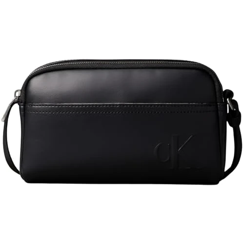 Calvin Klein Męska torba na aparat CK LV04D3247G Crossover, czarna (czarna), jeden rozmiar, czarny (czarny), Rozmiar Uniwersalny