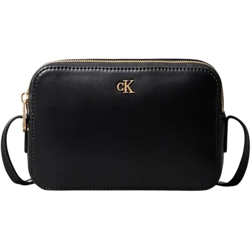 Tijdelijke aanbieding: Calvin Klein Dames CK CAMERA TAS LV04F3173G Crossover, zwart (zwart/antiek licht goud), één maat, Zwart (Zwart/Antiek Licht Goud), Eén maat van 54.95 EUR naar 54.95 EUR (korting 0%)