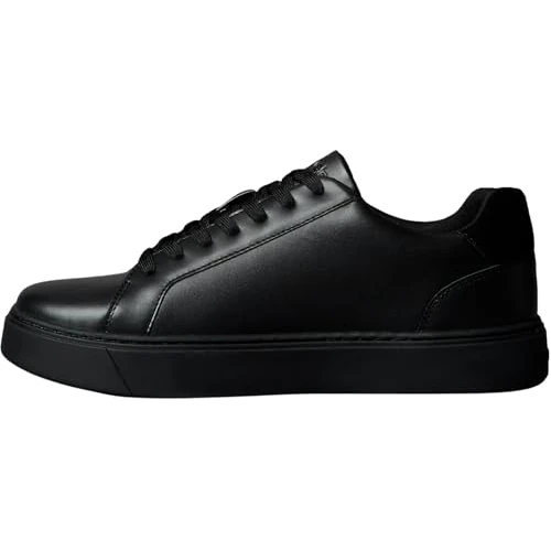 Offerta a tempo: Calvin Klein Uomo Sneakers con Suola Preformata Classic Laceup in Pelle, Nero (Triple Black), 40 - 35% da 99.90 € a 64.99 €