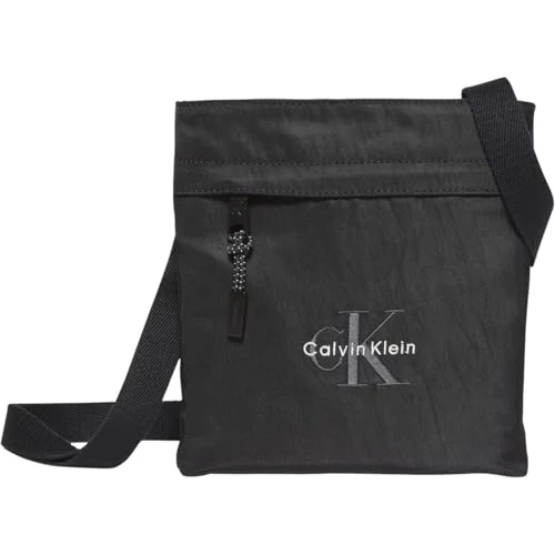 Oferta limitada: Calvin Klein Bolso bandolera Hombre Bold Flatpack con logotipo, Negro (Black), Talla Única de 69.90 € a 32.10 € (ahorro 54%)