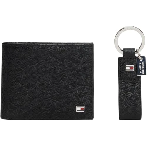 Oferta ograniczona: Tommy Hilfiger Męska flaga TH Mini CC i klucz FOB AM0AM13604 opakowanie upominkowe, czarny (czarny), jeden rozmiar, czarny (czarny), rozmiar uniwersalny z 89.90 EUR na 72.82 EUR (znizka 19%)