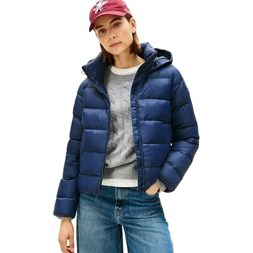 Tijdelijke aanbieding: Tommy Hilfiger Lw Down Casual Jacket Ww0ww43581 dames Puffer Jas van 102.99 EUR naar 102.99 EUR (korting 0%)