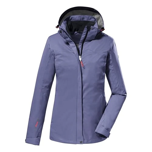 Killtec KOS 133 WMN JCKT 38383-000 Women's Functional Outdoor Jacket with Removable Hood Light Purple 44