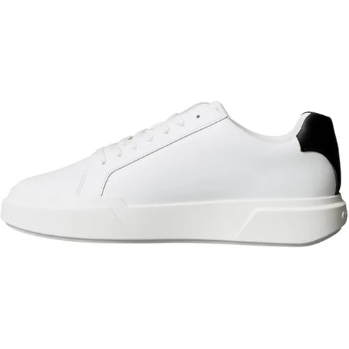 8719965074583 Heren Chunky Cupsole Laceup LTH YM0YM01344 Low Top, wit (helder wit/zwart), 12 UK, Wit Helder Wit Zwart, 44.5 EU