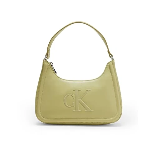 Limited-time offer: Calvin Klein Women's RAISED CK SMALL SHOULDER BAG LV04F3230G Crossover, Brown (Mint Tea), One Size from 47.43 £ to 47.43 £ (save 0.00%)