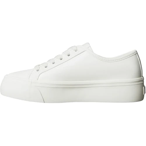 Offerta a tempo: Calvin Klein Donna Sneakers Vulcanizzate Lace Up Profilo Basso, Bianco (Lily White), 39 - 0.00% da 59.79 € a 59.79 €