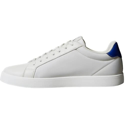 Offerta a tempo: Calvin Klein Uomo Sneakers con Suola Preformata con Logo, Multicolore (Lily White/Purple Blue), 45 - 0.00% da 58.14 € a 58.14 €
