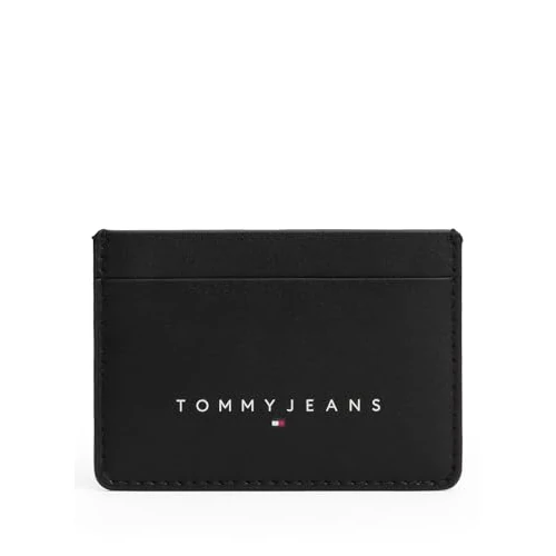 Tommy Jeans TJM Linear CC Holder AM0AM13697 Autres Portefeuilles pour Homme, Noir (Noir), Taille Unique, Noir (Noir), One Size