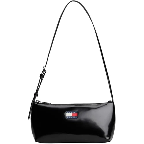 Limited-time offer: Tommy Jeans Women's Tjw Must Shoulder Bag Aw0aw17866, Black (Black), One Size from 53.20 GBP to 53.20 GBP (save 0%)