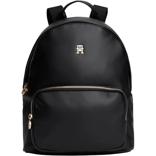 Tommy Hilfiger Damski plecak POPETTE SOFT DOME AW0AW17652 plecak, czarny (czarny), jeden rozmiar, czarny (czarny), One Size