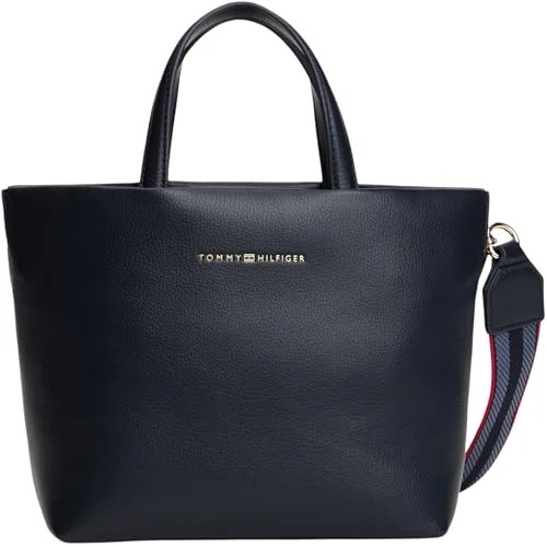 Tijdelijke aanbieding: Tommy Hilfiger Dames TH LOGOTAPE MINI TOTE AW0AW17694 Tote, Blauw (Space Blue), One Size, Blauw (Space Blue), One Size van 72.03 EUR naar 72.03 EUR (korting 0%)