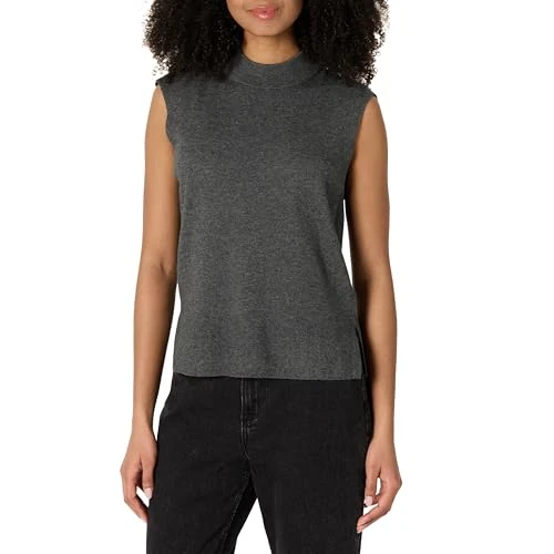 Offerta a tempo: Amazon Essentials Pullover con Maniche ad Aletta e Scollo a Lupetto dalla Vestibilità Classica Donna, Carbone Puntinato, XL - 14% da 18.01 € a 15.51 €
