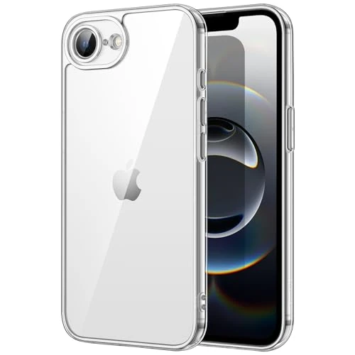 Tijdelijke aanbieding: JETech Case voor iPhone 17e (2026) / iPhone 16e, Niet-Vergelende Schokbestendig Telefoon Bumper Hoesje Cover, Krasbestendige Doorzichtige Achterkant, 6,1-Inch Weergave (Transparant) van 11.99 € naar 10.19 € (15% korting)
