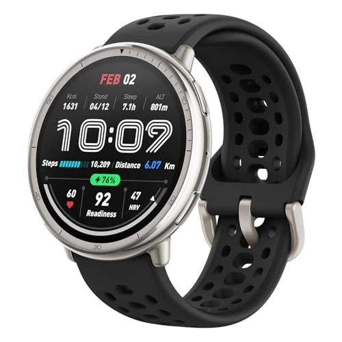 Offerta a tempo: AMAZFIT Active 2 Smart Watch 44 mm, mappe GPS con direzione, fitness tracker, batteria 10 giorni, monitoraggio del sonno, oltre 160 modalità sport, resistente all'acqua, per Android e Apple iPhone, - 0.00% da 79.00 € a 79.00 €