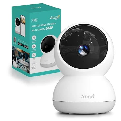 Offerta a tempo: Telecamera Wi-Fi Interno 3K, Videocamera Sorveglianza 5G e 2.4G, AI Rilevamento del Movimento, Visione Notturna, Compatibile con Alexa e Google Assistant, con 12 Mesi di Servizio Cloud - 18% da 22.99 € a 18.94 €