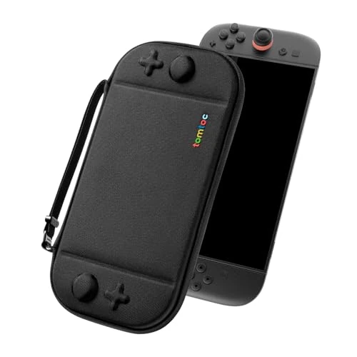 Offerta a tempo: tomtoc Custodia per Nintendo Switch 2 (2025), Borsa da Trasporto per Console con 12 Cartucce di Gioco, Slim Carry Case Sottile da Viaggio con Brevetto Originale e Protezione di livello Militare - 39% da 31.99 € a 19.49 €