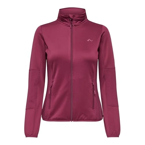Limited-time offer: ONLY Women's Onpjetta Hn Fz LS Fleece Jck Noos, rhododendron, L from 37.19 GBP to 37.19 GBP (save 0%)