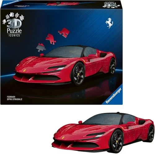 Oferta limitada: Ravensburger - Puzzle 3D Adultos Ferrari SF90 Stradale | Puzzles 3D para Adultos | Maquetas para Montar De 108 Piezas | Regalo Adulto | Regalo Navidad de 29.95 EUR a 21.99 EUR (ahorro 27%)