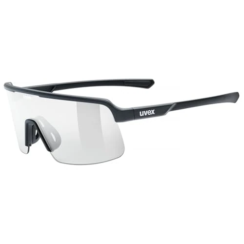Offerta a tempo: Uvex dyrt - occhiali sportivi per adulti - categoria di filtro 0 - con miglioramento del contrasto - black matt/transparent - one size - 12% da 38.99 € a 34.20 €