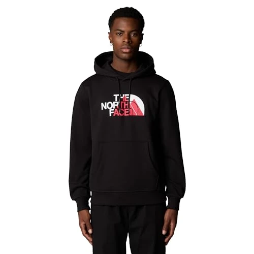 The North Face - Sweat à Capuche en Polaire Graphique pour Homme Biner - Confort, Manches Longues -TNF Black, M