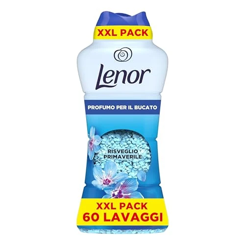 Offerta a tempo: Lenor Profumatore Bucato Perle Profumate Lavatrice, MAXI FORMATO Risveglio Primaverile, XXL PACK 735g, Il Profumo Per Il Bucato Che Diffonde Un Fresco Profumo Che Dura a Lungo - 11% da 17.99 € a 15.99 €