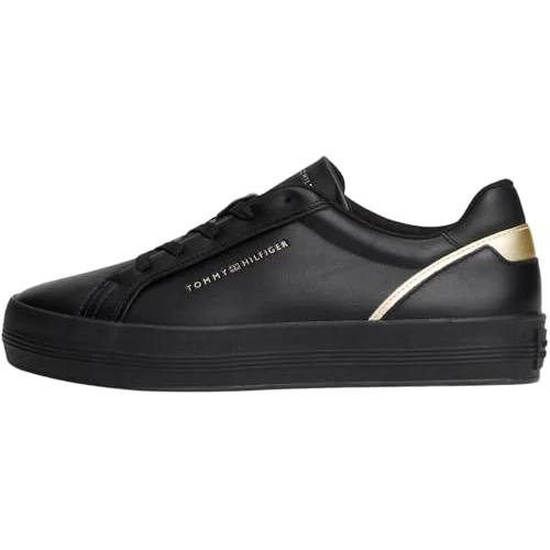 Limited offer: Tommy Hilfiger Women's Vulc Foxing Sneaker Fw0fw08683 Low Top from 57.10 EUR to 57.10 EUR (save 0%)