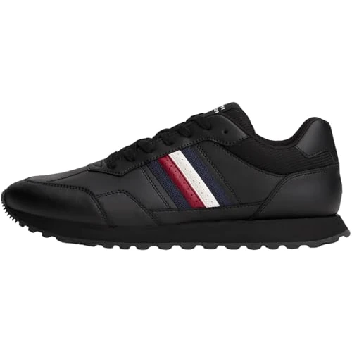 Limited offer: Tommy Hilfiger Men's New Runner Eva LTH Stripes Fm0fm05637 Low Top from 109.67 EUR to 75.67 EUR (save 31%)