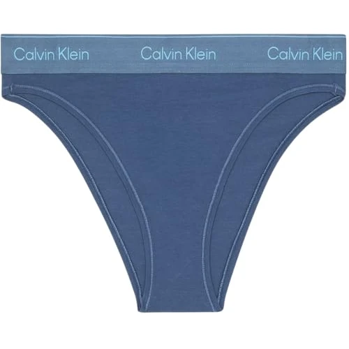 Limited-time offer: Calvin Klein Women’s High Leg Briefs with Logo Waistband, Blue (Dark Denim), S from 12.65 GBP to 12.65 GBP (save 0%)