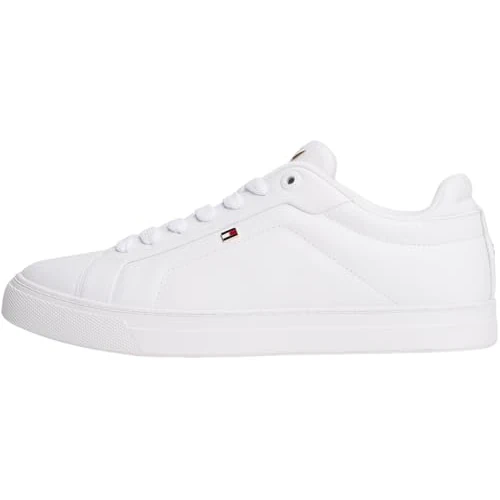 Tommy Hilfiger Vrouwen ICON Court Sneaker FW0FW08815 Low Top, wit (wit), 6.5, Wit, 40 EU