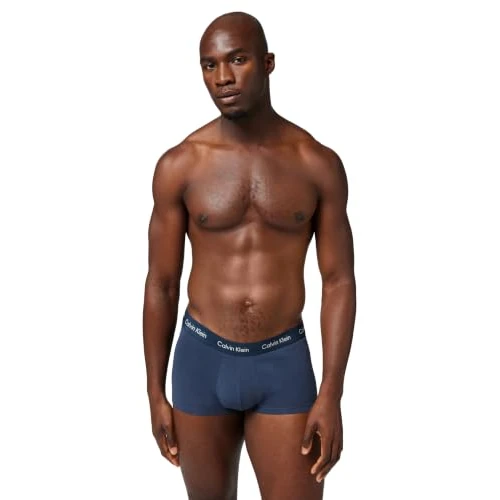 Offerta a tempo: Calvin Klein Uomo Pantaloncini Boxer Vita Bassa Confezione da 3 Intimo, Arancione (Ink/Coral Pop/Snow Heather), XS - 0.00% da 26.95 € a 26.95 €