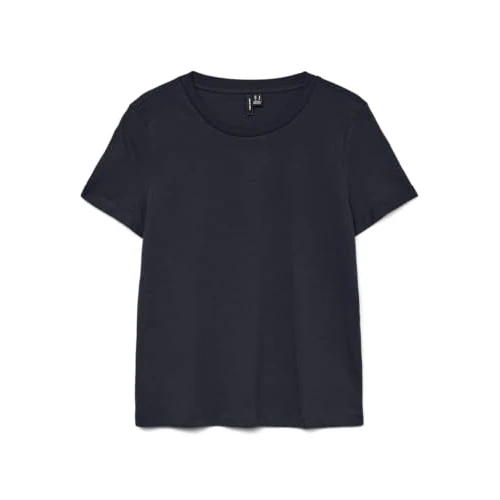 Offerta a tempo: VERO MODA T-Shirt Vmpaula S/S-Maglietta Ga Noos, Cielo Notturno, XS Donna - 30% da 11.95 € a 8.33 €