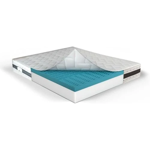 Offre limitée : MUUN - Matelas en mousse à mémoire de forme, hypoallergénique et hypoallergénique, isole le mouvement, faible entretien, souple et doux, garanti 20 ans, modèle IRIS (H 25 cm, double 160 x 190) de 219.98 EUR à 197.98 EUR (remise 10%)
