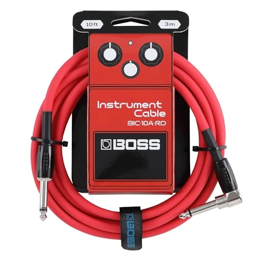 Oferta limitowana: Seria BOSS BIC-10A | Kabel Instrumentalny | Złącza Proste i Kątowe ¼ Cala | Długość 3 m | Wysokiej Jakości Kable do Gitary, Basu i Innych Instrumentów | Cicha Praca i Trwałość | Czerwony z 79.66 zł na 79.66 zł (oszczędź 0.00%)
