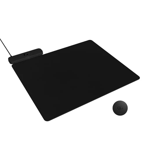 Offerta a tempo: Logitech G POWERPLAY 2, tappetino di ricarica wireless per mouse gaming Logitech G compatibili, 34,5 X 28,4 cm, altezza 3,5 mm, per PC/Mac - Nero - 22% da 119.00 € a 93.09 €
